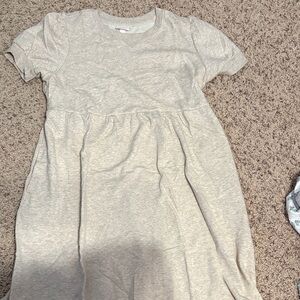 Isabel Maternity by Ingrid & Isabel Light Gray Kids Dress